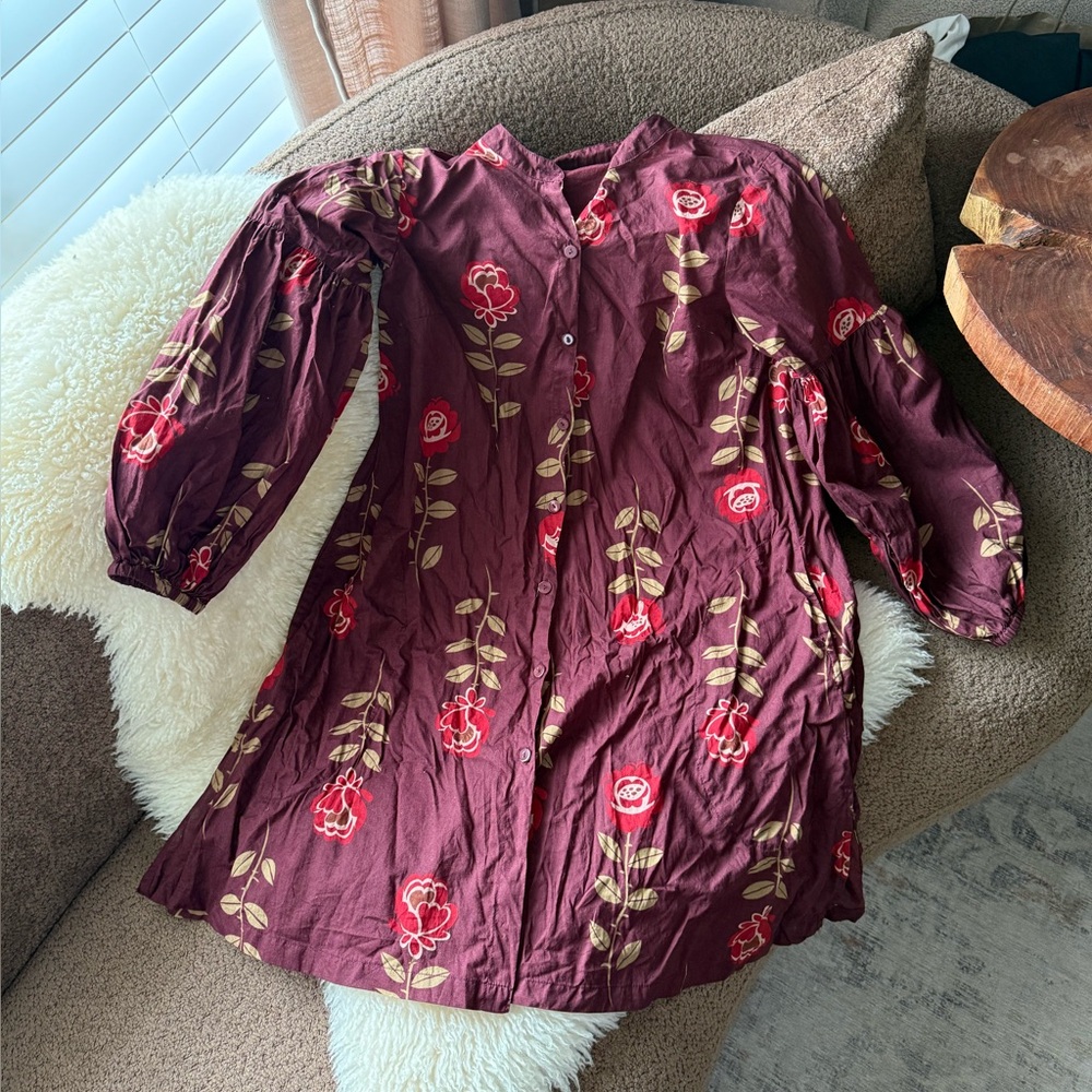 Gudron Sjoden Floral Printed Dress Tunic